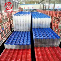 Tuile en PVC, plaque de PVC, tuiles en PVC pour toitures, tuile de toiture en résine synthétique, entreprise de fabrication de tuiles en Chine