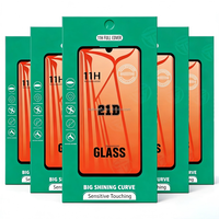 Protection d'écran en verre trempé 21D 19H avec colle intégrale pour MATE 20 LITE MATE 50 MATE 50E MATE 60 Haute transparence Anti-éclatement