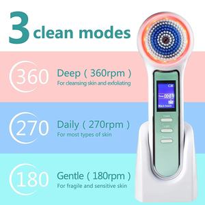 Écran LCD et Brosse nettoyante faciale rechargeable pour le nettoyage en profondeur des pores, aspirateur anti-points noirs - Product Image 3