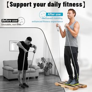 202506 gỗ tập thể dục Hội Đồng Quản trị chân tấm với Non-Slip gỗ tập thể dục Hội Đồng Quản trị cho sức đề kháng ban nhạc đào tạo Workout ban nhạc - Product Image 3