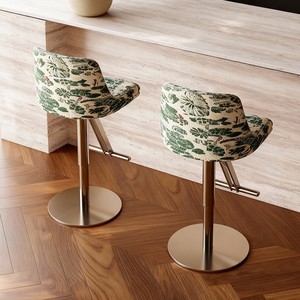 Chaise haute de bar au design moderne, style français, pour café, <span class=keywords><strong>tabouret</strong></span> de bar relevable - Product Image 4