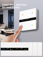 Interrupteur intelligent 4 touches Zigbee 3.0, télécommande sans fil pour la maison, panneau tactile ABS 10A 240V, Smart Life, étanche, maison intelligente