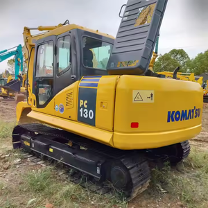 Máquina de movimiento de tierras Komatsu Pc130 usada duradera de gran potencia, excavadora de 13 toneladas de bajo precio con motor central y motor en stock - Product Image 5