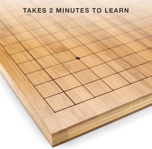 Juego de Mesa de Melamina Mate Go, Protección Ocular, Tablero Estándar de 19 Filas, Doble Uso, Kit de Entrenamiento para Estudiantes, Juego de Mesa de Estrategia Chino Clásico - Product Image 6
