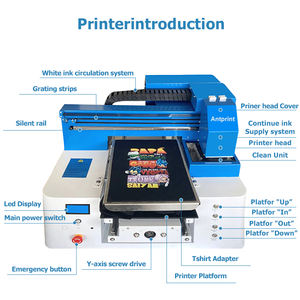 Impresora <span class=keywords><strong>DTG</strong></span> de Escritorio A3 de Una Sola Estación, Alta Velocidad, <span class=keywords><strong>Impresoras</strong></span> <span class=keywords><strong>DTG</strong></span> en Venta, CMYKWW, Ideal para Monet - Product Image 2