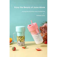 Blender et extracteur de jus portables, style bouteille Mason avec paille, disponible