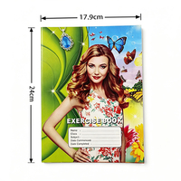 Cuaderno Escolar Personalizado 240x179mm, Cuaderno Rayado con Encuadernación Cosida, Tapa Blanda, Encuadernación con Grapas, Cuaderno de Escritura para Estudiantes, Venta al por Mayor