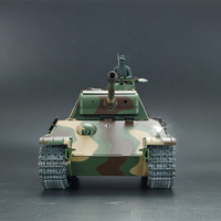 Tanque de Control Remoto Henglong 3879, Modelo de Carro Acorazado Alemán Panther G a Escala 1/16, Juguetes con Versión Mejorada de Metal 6.0, Puede Lanzar Objetos