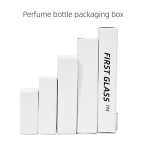 Scatole di Carta per Imballaggio Disponibili, Nere, Bianche, Marroni, Vuote, Personalizzate per Flaconi di Profumo <span class=keywords><strong>con</strong></span> Stampa Serigrafica per Bottiglie da 10ml - Product Image 1