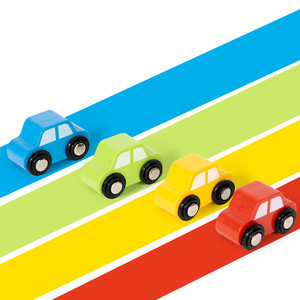 Simulación de juego de simulación para niños, juguete educativo interactivo para padres e hijos, juego de rol, juguete de estacionamiento de <span class=keywords><strong>madera</strong></span> de tres pisos - Product Image 4