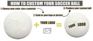 Balón de Fútbol Personalizado con Logotipo, Balón de Fútbol Personalizado en Rojo y Azul - Product Image 3