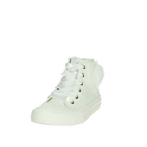 Sneakers Alte da Ragazza Gaelle Paris in Tela Bianca - Scarpe Trendy - Product Image 6