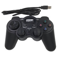 Stock d'usine 850USB Manette de jeu filaire USB ergonomique à vibrations pour la fabrication fournie directement