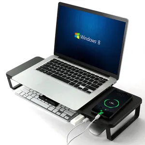 Neues Design super robuste Struktur Monitor Stand Computer Riser mit USB 3.0 Hub