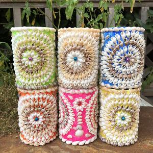 天然の貝殻ペンホルダー工芸品装飾海辺の休暇クリエイティブギフト親友への子供の誕生日プレゼント - Product Image 3