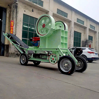 Broyeur de gravier portable de marque supérieure en Chine Machine de concassage de déchets de construction Machine de concassage de mâchoire de minerai d'or de roche avec écran