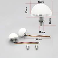 Ampoules LED pour miroir de salle de bain, 5V USB, multi-têtes, base en aluminium, trois couleurs, interrupteur à bouton réglable, indice de protection IP44