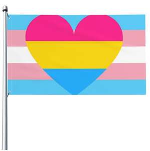 Haute Qualité Mlm Pride Drapeau Gay Man Pride Drapeau Extérieur Décorations Extérieures Décor 3X5 Ft Large Fl - Product Image 2