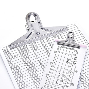 Soumei Hidemi Stainless Steel <b>Spring</b> <b>Clip</b> 4.2CM 5.4CM 7.3CM 11.3CM 15CM Document File Test Paper Stationery <b>Clips</b> - Product Image 3