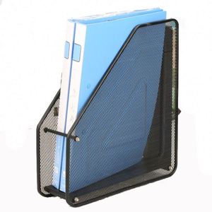 Metal Black Mesh Desk <b>File</b> <b>Organizer</b> 1-tier Magazine Holder Magazine <b>File</b> Holder <b>Organizer</b> - Product Image 5