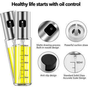 Dispensador <span class=keywords><strong>de</strong></span> Vinagre Multifuncional <span class=keywords><strong>de</strong></span> 100 ml, Botella <span class=keywords><strong>de</strong></span> Spray para <span class=keywords><strong>Aceite</strong></span> <span class=keywords><strong>de</strong></span> Cocina, Spray para <span class=keywords><strong>Aceite</strong></span> <span class=keywords><strong>de</strong></span> <span class=keywords><strong>Oliva</strong></span> con Escala - Product Image 3