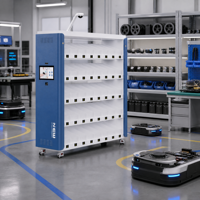 Système d'inventaire intelligent pour pièces de véhicules à guidage automatique (AGV) avec étagère de pesage Pick-to-Light