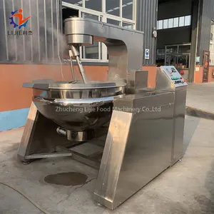 Industrial Automatic Tilting Gas Electric Food Cooking Mixer Machine Sauce Jacketed Kettle Cooking Pot
