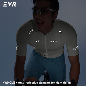 Maglia da Ciclismo <span class=keywords><strong>EVR</strong></span> per Uomo, Manica Corta, Logo Personalizzato, Asciugatura Rapida, Traspirante, OEM, Produttore all'Ingrosso, Bici da Strada, Altamente Elastica - Product Image 4
