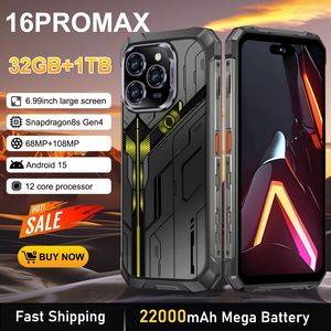 Teléfono Inteligente Resistente I 16 Pro Max, Pantalla de 6.9 Pulgadas, Android 15, Snapdragon Serie 800 Deca Core, 32GB/1TB, Cámara Trasera de 108MP, 5G - Product Image 4
