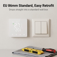 Thermostat de chaudière à gaz à contact sec 3A, télécommande console web BMS, gestion de flotte d'appareils, alarme de panne