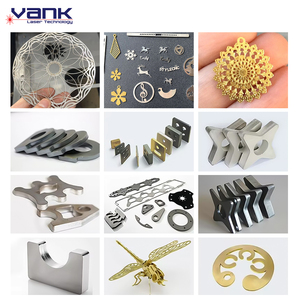 6060การตัดที่แม่นยำสูงสุดสำหรับเครื่องประดับเครื่องตัดด้วยเลเซอร์แบบไฟเบอร์ CNC สีทองเงิน - Product Image 5