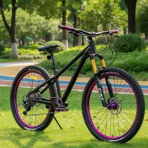 VTT MTBGO 26 pouces 21 vitesses de bonne qualité, 26/29 pouces, livraison gratuite, vélo de montagne Trek pour homme, idéal pour le dirt jump, les cascades et le downhill - Product Image 4