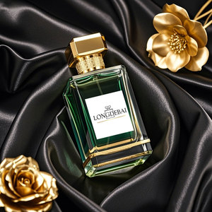 Green square Madam the Golden Lid Glass <b>Bottle</b> Manufacturers 30ml 50ml 100ml Sprayer Perfume <b>Bottles</b> Glass With <b>Box</b> - Product Image 5