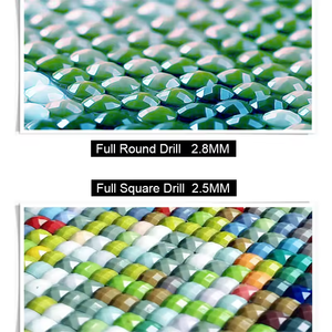 ชุดภาพวาดเพชรแบบกำหนดเองสำหรับงานศิลปะติดผนังและของตกแต่งบ้าน - ชุดภาพวาดเพชรครบชุดพร้อมดีไซน์ส่วนตัว - Product Image 4