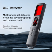 Dernière sortie KC : Appareil de sécurité professionnel X30, détecteur de caméra cachée sans fil portable, anti-espionnage, Wifi, GPS, infrarouge, ABS