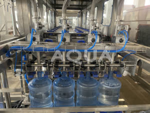 Tambor de barril grande completamente automático Línea completa de producción de agua mineral de 5 galones - Product Image 6