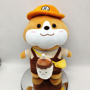 Peluche chien chiot dessin animé personnalisée Shengye ASTM <span class=keywords><strong>BECI</strong></span> CPC EN71, jouet en peluche doux en coton PP, idéal pour un cadeau d'anniversaire parfait - Product Image 1
