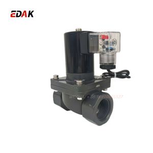 Original elektrisches Ventil Korrosions beständiges Magnetventil Double Union Normaler weise geschlossenes Magnetventil UPVC CPVC - Product Image 6