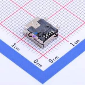 MINI 5PTP USB Connector SMD Connector ( Connector Type: Mini-B )( Protocol Standard: USB 2.0 )( Gender: Female ) - Product Image 2