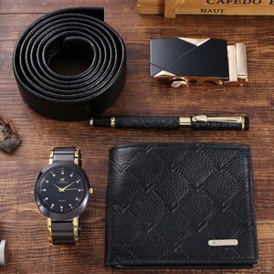 Productos Drioshipping, Reloj de Cuarzo para Hombre, Regalo Empresarial, Correa con Cartera, Bolígrafo de Oficina, Set de Regalo con Reloj, Regalos para el Día del Padre - Product Image 5