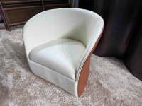 Fauteuils de salle à manger modernes en cuir capitonné, style nordique de luxe contemporain, fauteuil convertible d'appoint, éco-responsable pour villa et maison