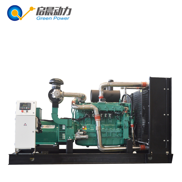 Stamford Alternator 400kw Natural Gas LPG Biogas Generator with Single Phase 220V/48V/380V Output Brushless Excitation Open Type
