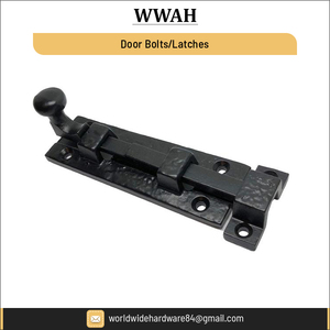 Loquets et verrous de porte en fonte noire, largement utilisés pour la fabrication, pour les acheteurs en gros - Product Image 3