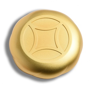 Caja de Joyería Decorativa para el Hogar, con Relieve, de Metal Dorado de Lujo, de Alta Calidad, con Forma Contemporánea - Product Image 5