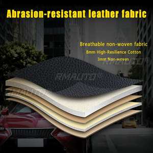 2 housses universelles pour sièges avant de voiture, antidérapantes, imperméables, en cuir PU, anti-transpiration, accessoires intérieurs auto - Product Image 5
