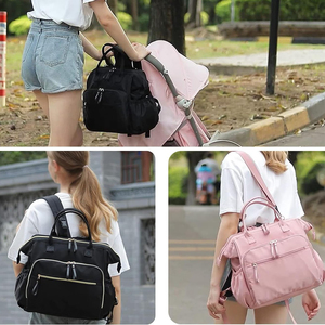 Borsa Fasciatoio DANNY in Poliestere Resistente all'Acqua, Portabiberon, Grande Capacità, Multistrato, Doppia Tracolla, Custodia per Viaggi Aerei - Product Image 5