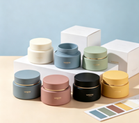 Pot en plastique de 30 ml pour crème corporelle, beurre corporel, gommage, cosmétiques, emballage avec bouchon à vis