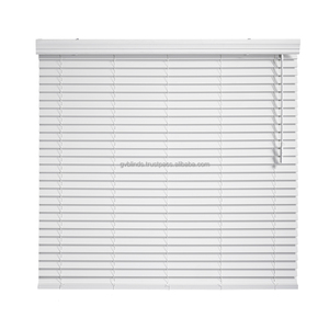 Free Sample Custom-Size Modern Automatic Motorized <b>Roller</b> Window <b>Blinds</b> Venetian Shade Faux <b>Wood</b> PVC Plastic Built-in - Product Image 2
