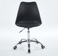 Chaises de bureau en plastique design moderne avec coussin en PU chaises de bureau pour adulte chaise de bureau ajustable pivotante en forme de tulipe