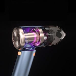 Mini aspirador de mano inalámbrico para coche, gran succión con material plástico ABS alimentado por batería - Product Image 3